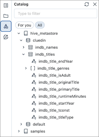 Databricks catalog